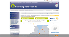 Desktop Screenshot of flensburg-pensionen.de