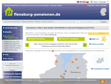 Tablet Screenshot of flensburg-pensionen.de